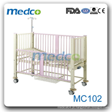 Cama de hospital manual quadro de aço inoxidável à venda MC102